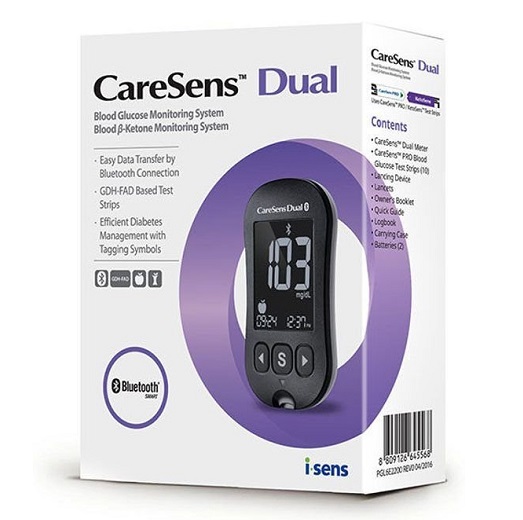 Уникальный глюкометр CareSens Dual для измерения сахара и кетонов в крови