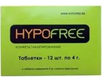 Таблетки HypoFree для компенсации гипогликемии (12 штук в упаковке) (без вкуса)