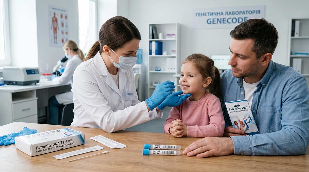 днк тест на встановлення батьківства