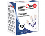 Тест-полоски МультиКэйр Глюкоза №50 (MultiCare-In Glucose)