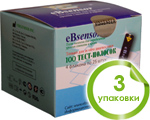 Акция 3 упаковки тест-полосок eBsensor №100