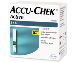 Тест-полоски Акку-Чек Актив №100 (Accu-Chek Active)