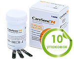 Тест-полоски КеаСенс №50 Н (CareSens N), 10 упаковок